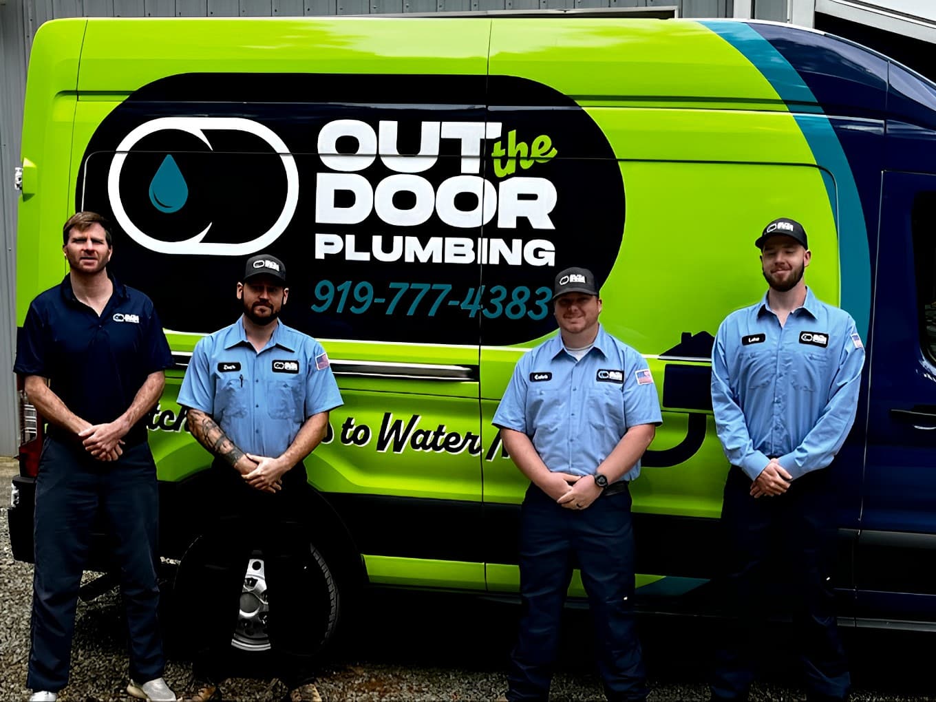 Local Plumber in Raleigh NC - Out The Door Plumbing